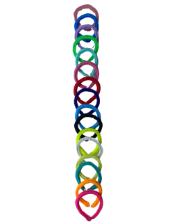 One-color rubber band bracelet