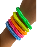 One-color rubber band bracelet